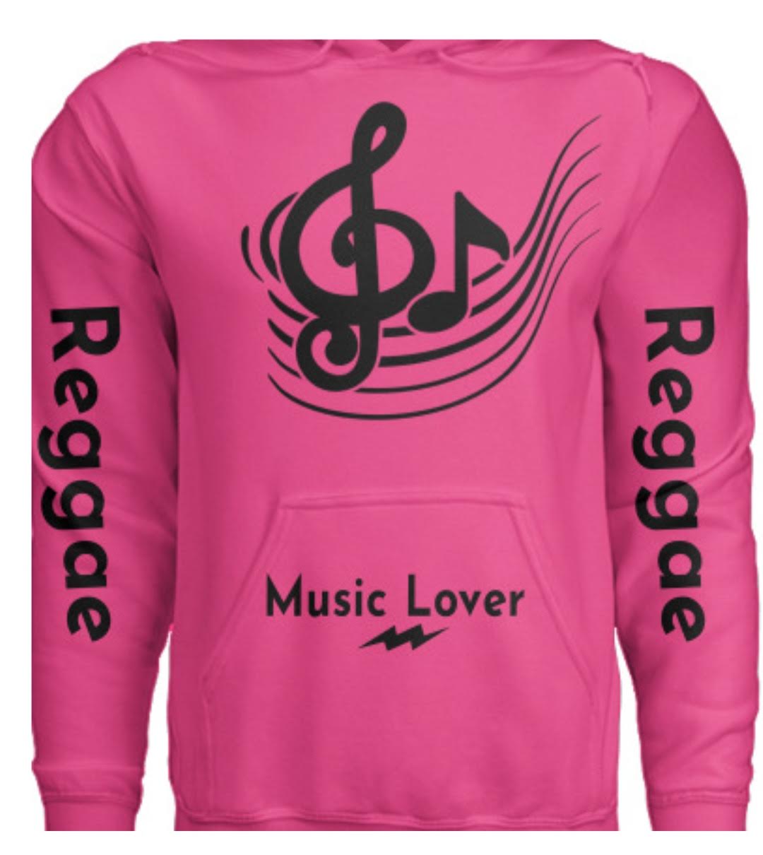 Hoodie Music Note w/Middle Clef (Reggae) Pull Over