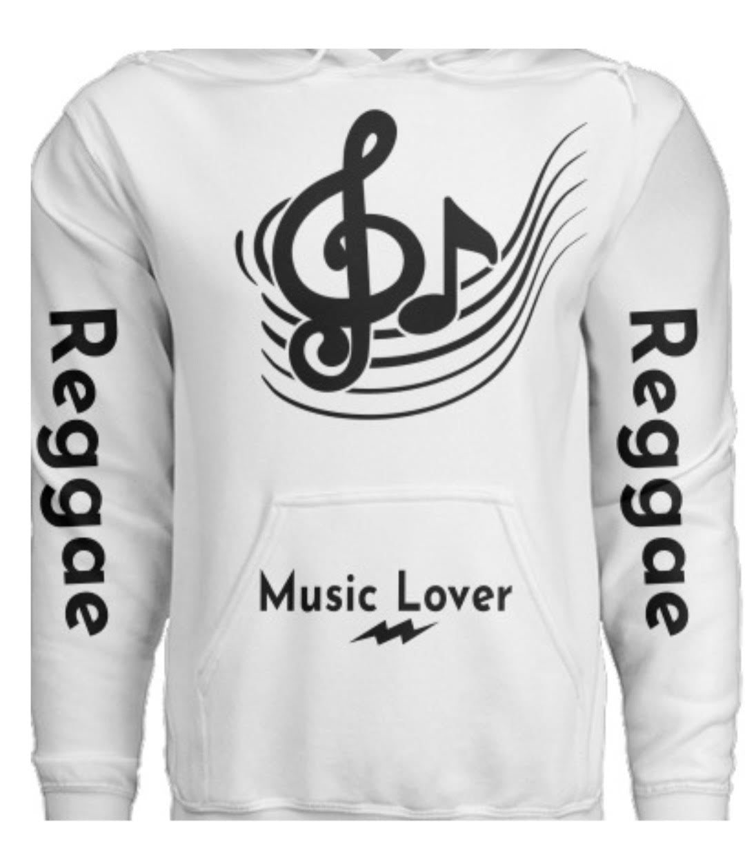 Hoodie Music Note w/Middle Clef (Reggae) Pull Over