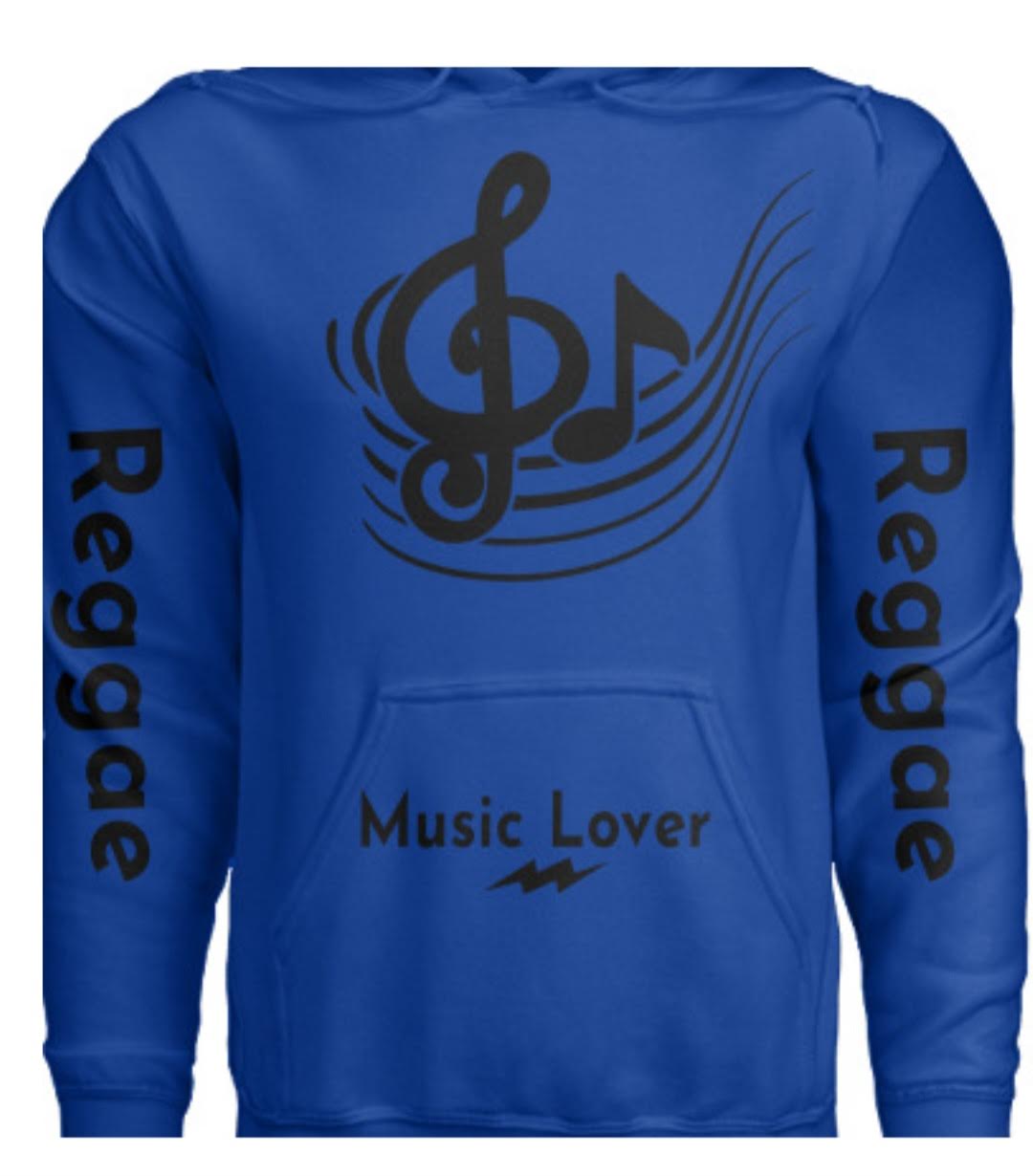 Hoodie Music Note w/Middle Clef (Reggae) Pull Over