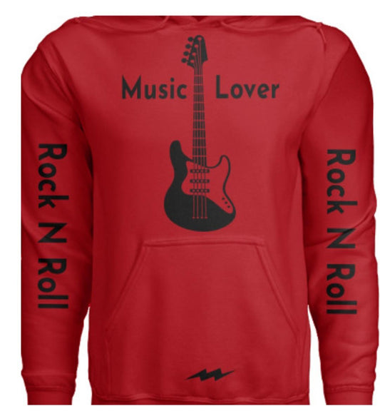 Hoodie Guitar (Rock N Roll) Pull Over