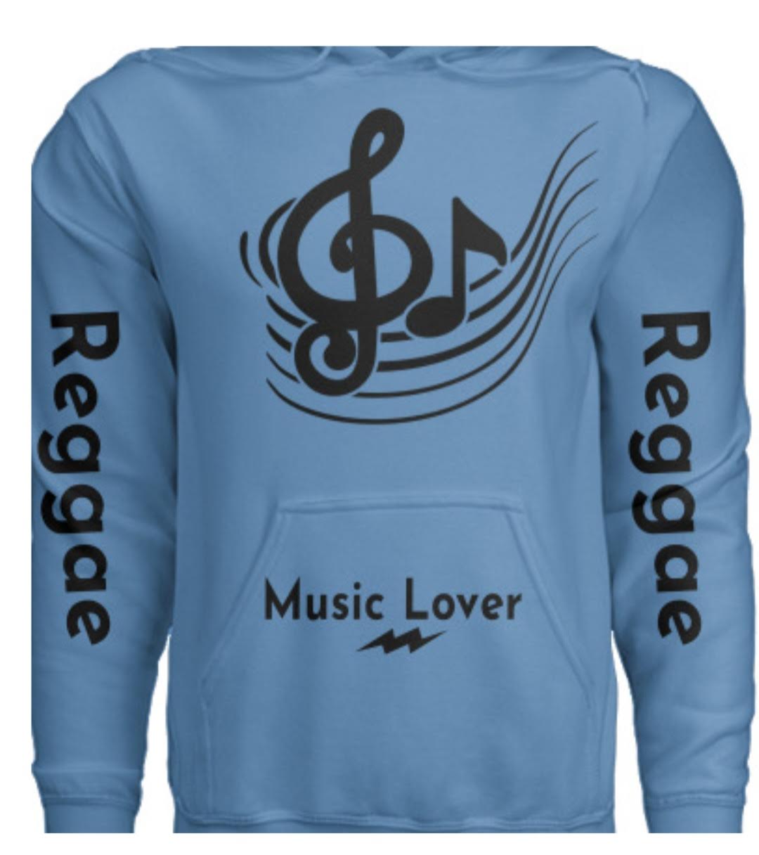 Hoodie Music Note w/Middle Clef (Reggae) Pull Over