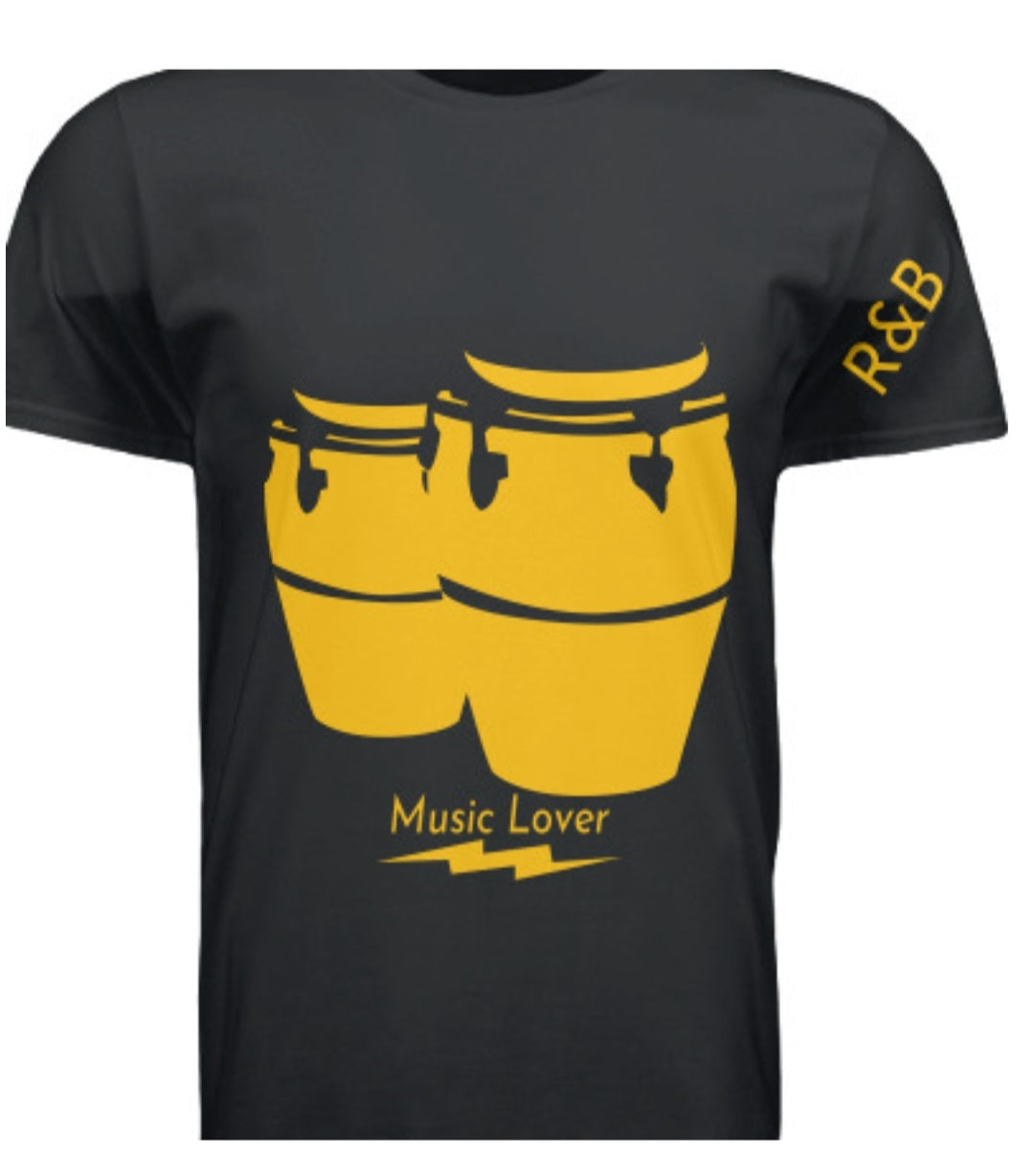 Short Sleeve Gold Line Congas (R&B) T-shirt