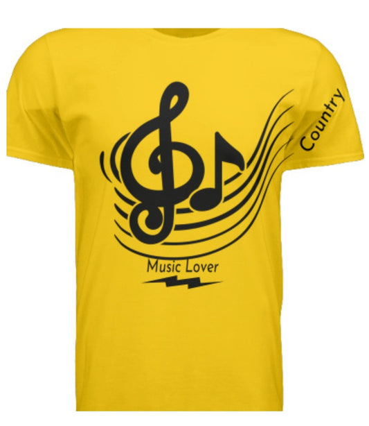 Short Sleeve Clef Note (Country) Crewneck T-shirt
