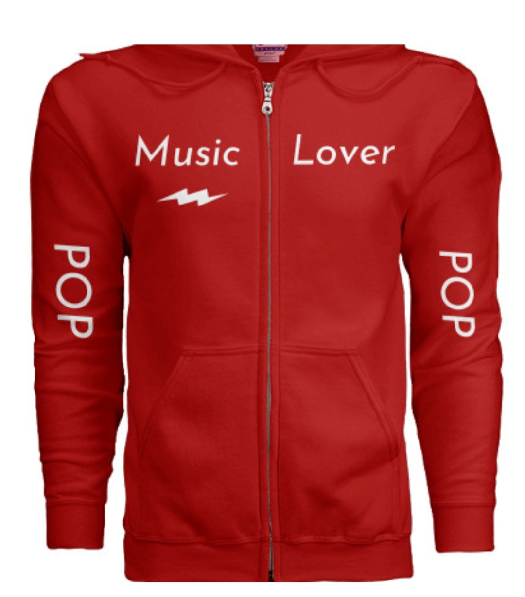 Hoodie Music Lover (POP) Full Zip