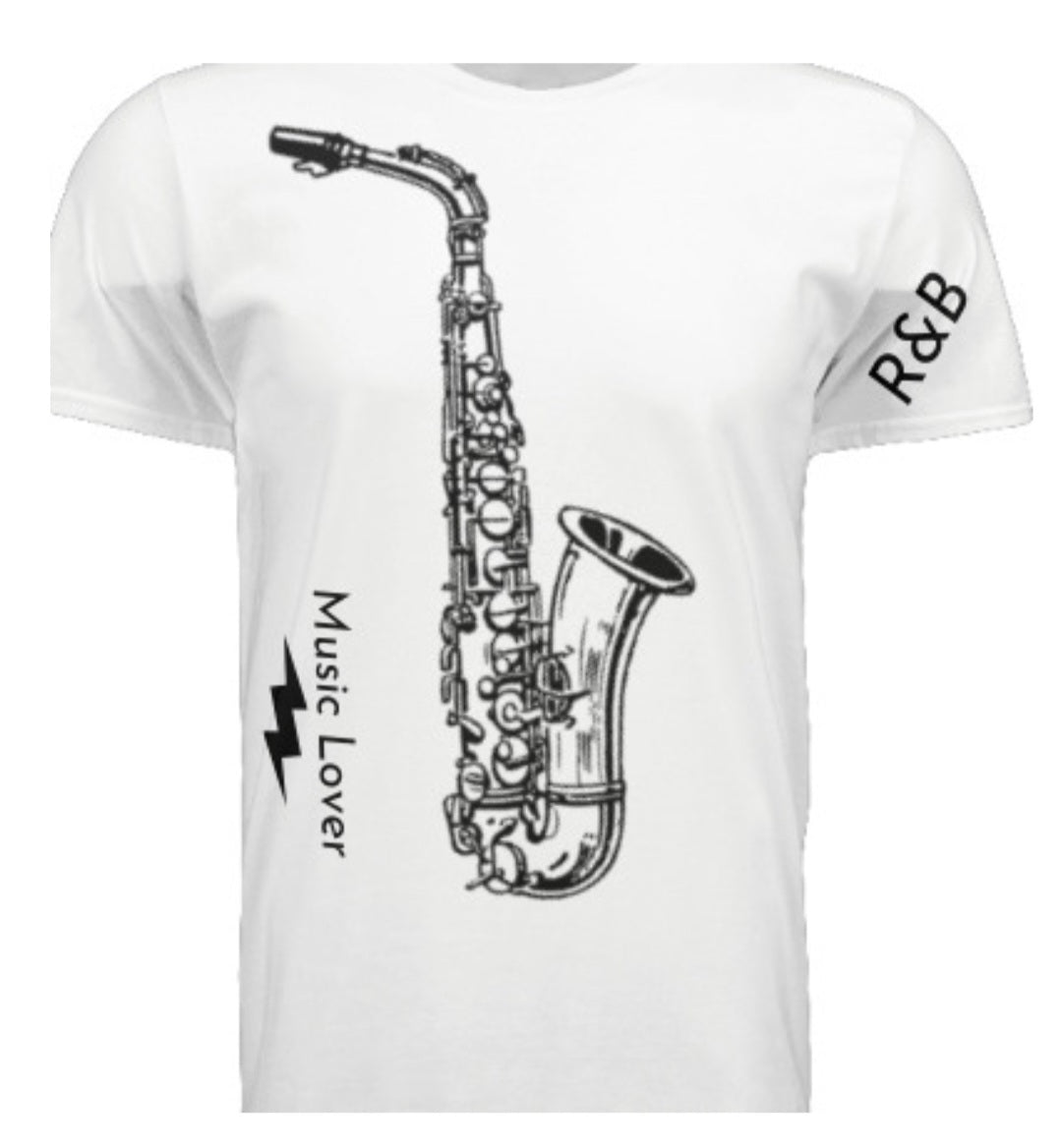 Short Sleeve Saxophone (R&B) T-shirt