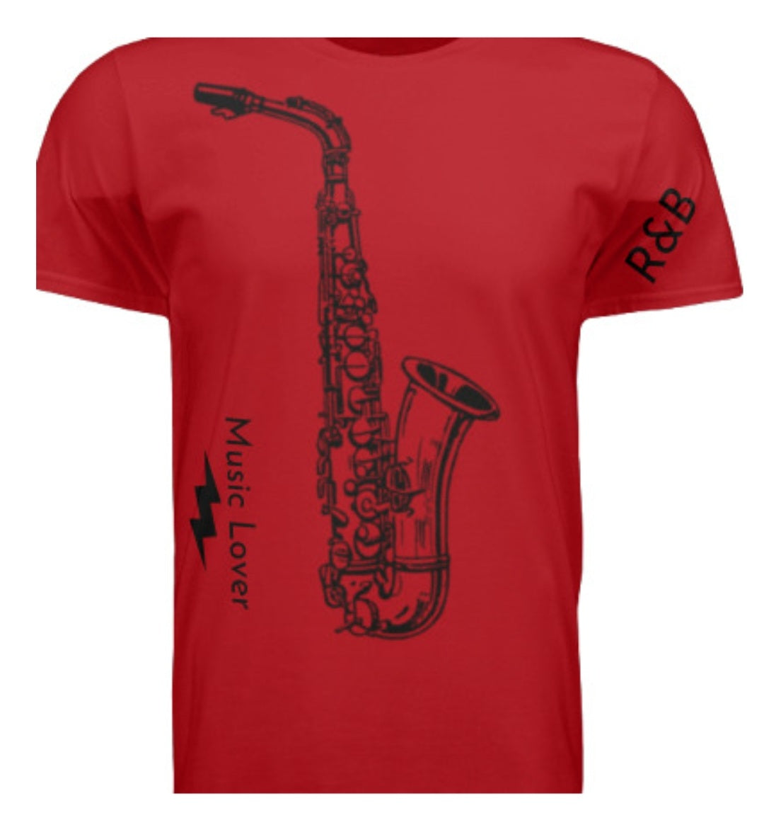 Short Sleeve Saxophone (R&B) T-shirt