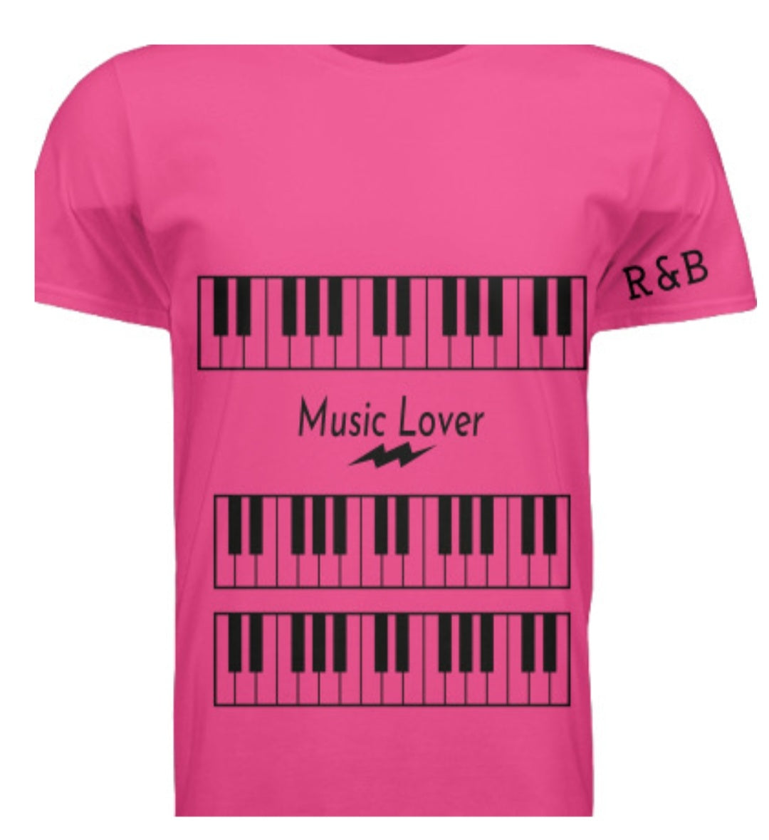 Short Sleeve Triple Keys (R&B) Crewneck T-shirt