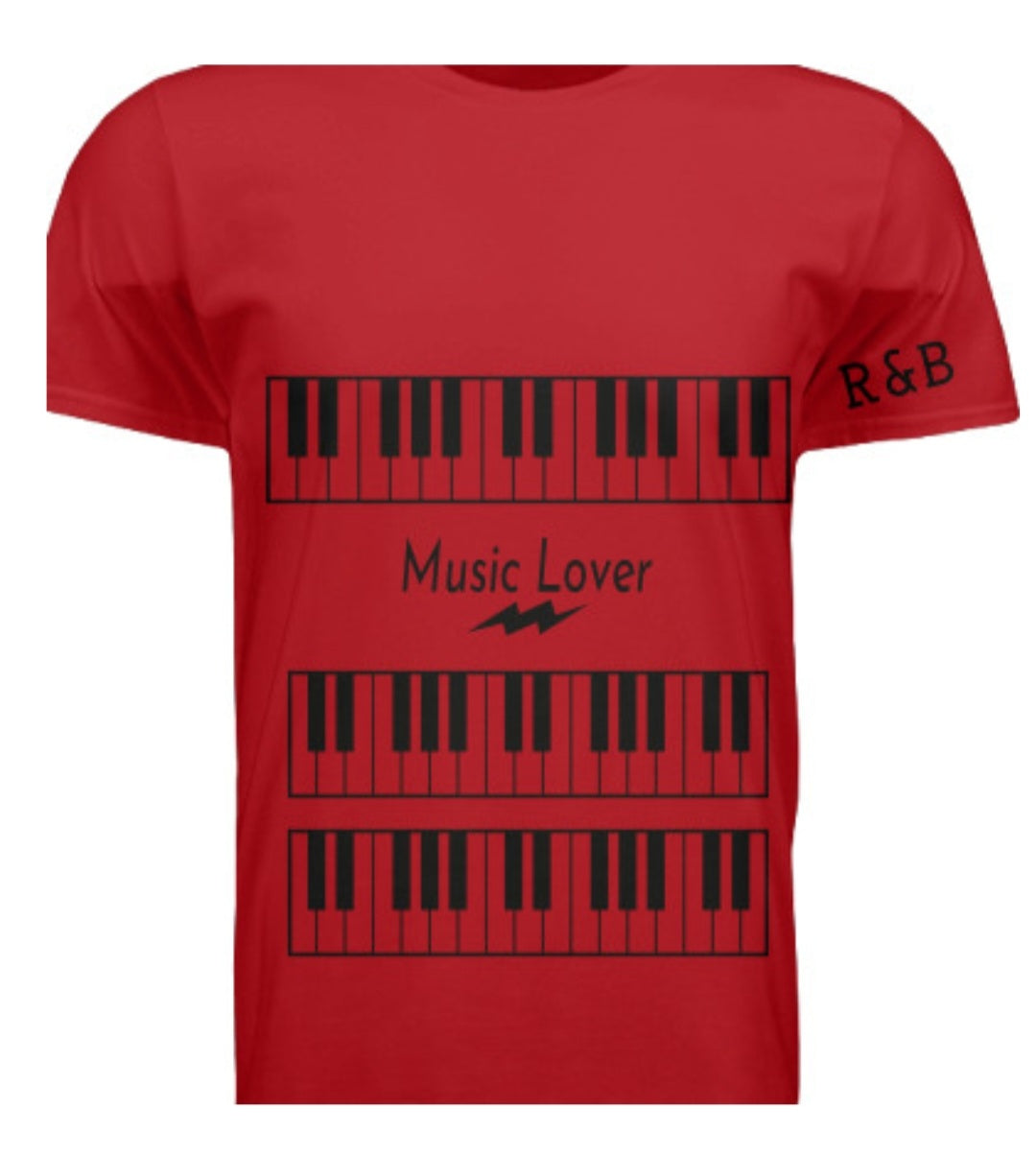 Short Sleeve Triple Keys (R&B) Crewneck T-shirt