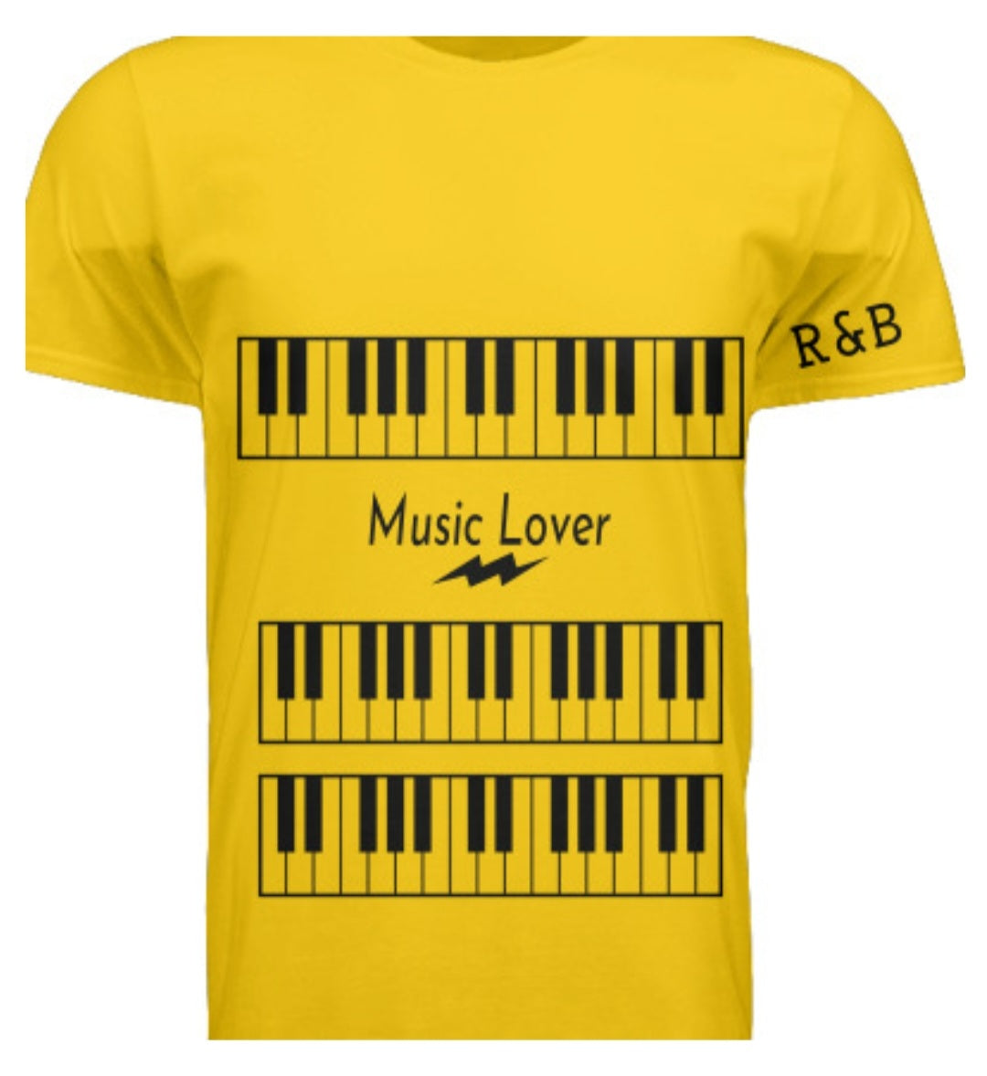 Short Sleeve Triple Keys (R&B) Crewneck T-shirt