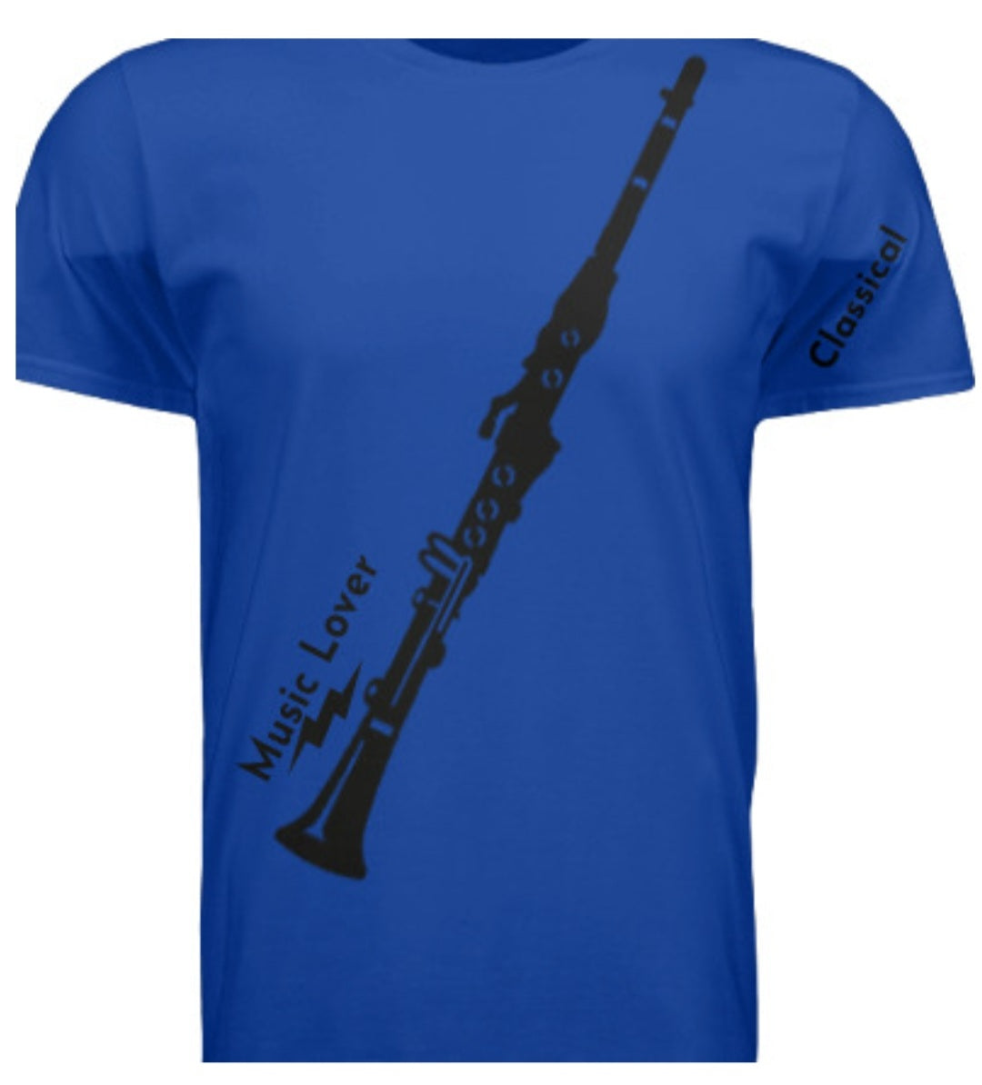 Short Sleeve Clarinet (Classical) Crewneck T-shirt