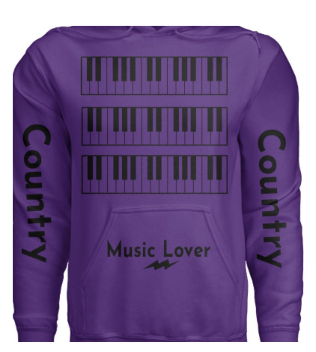 Hoodie Triple Keys (Country)Pull Over