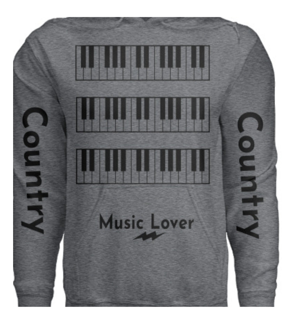 Hoodie Triple Keys (Country)Pull Over