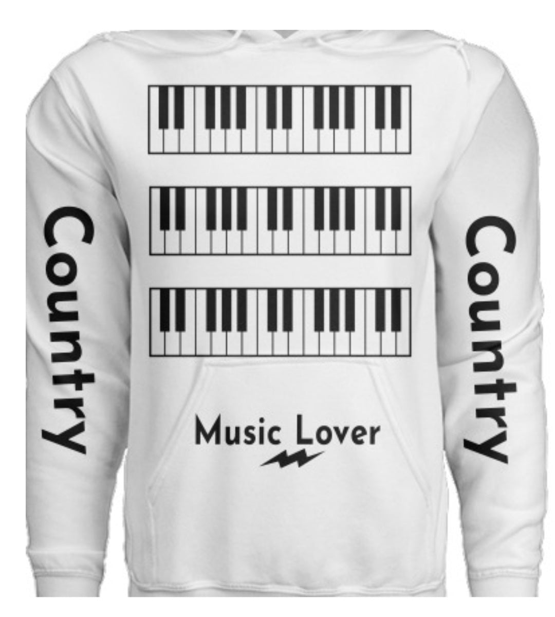 Hoodie Triple Keys (Country)Pull Over
