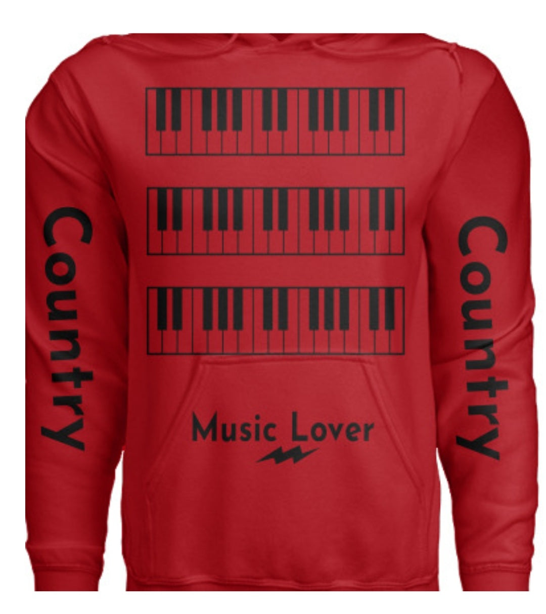 Hoodie Triple Keys (Country)Pull Over