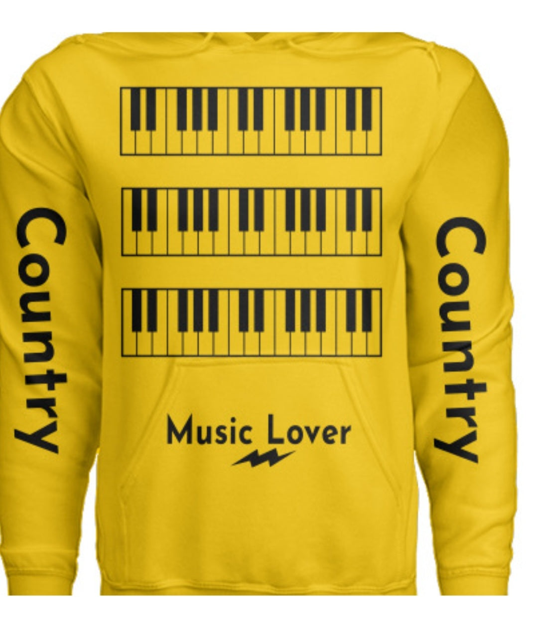 Hoodie Triple Keys (Country)Pull Over