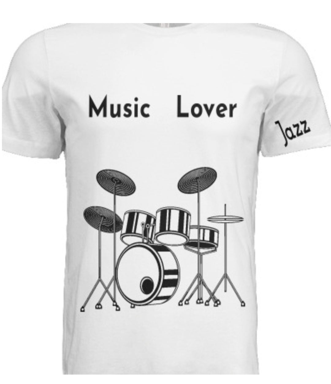 Short Sleeve Drums (Jazz) Crewneck T-shirt
