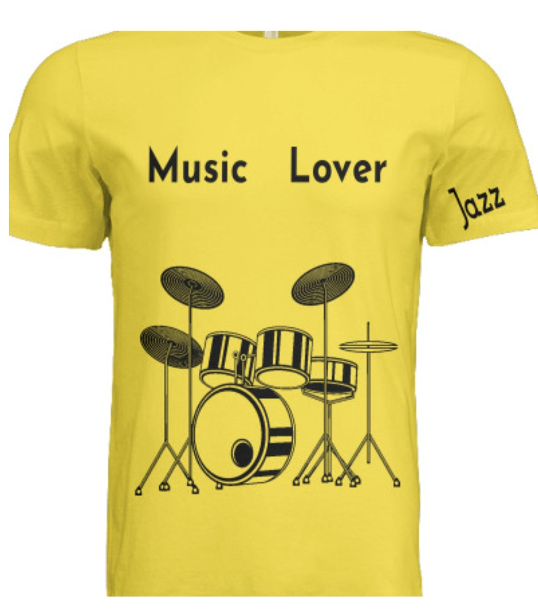Short Sleeve Drums (Jazz) Crewneck T-shirt