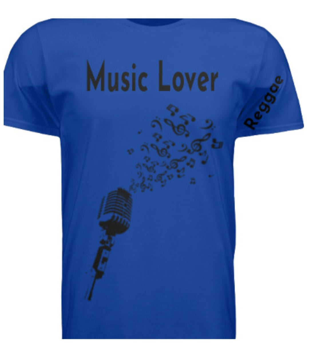 Short Sleeve Microphone (RAP) Crewneck T-shirt