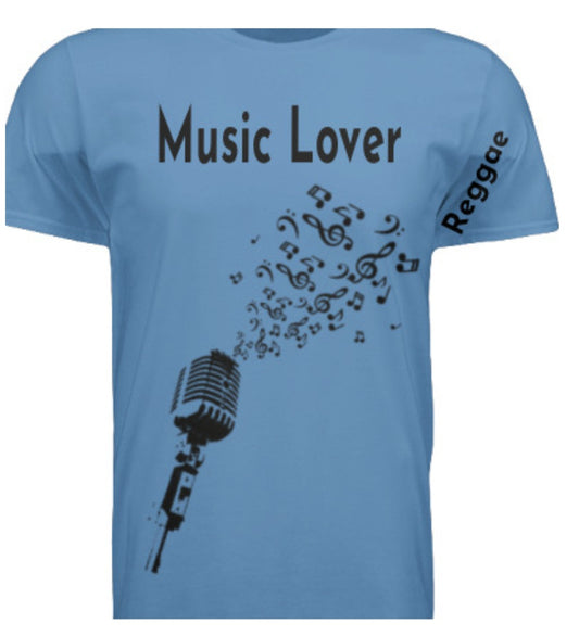 Short Sleeve Microphone (RAP) Crewneck T-shirt
