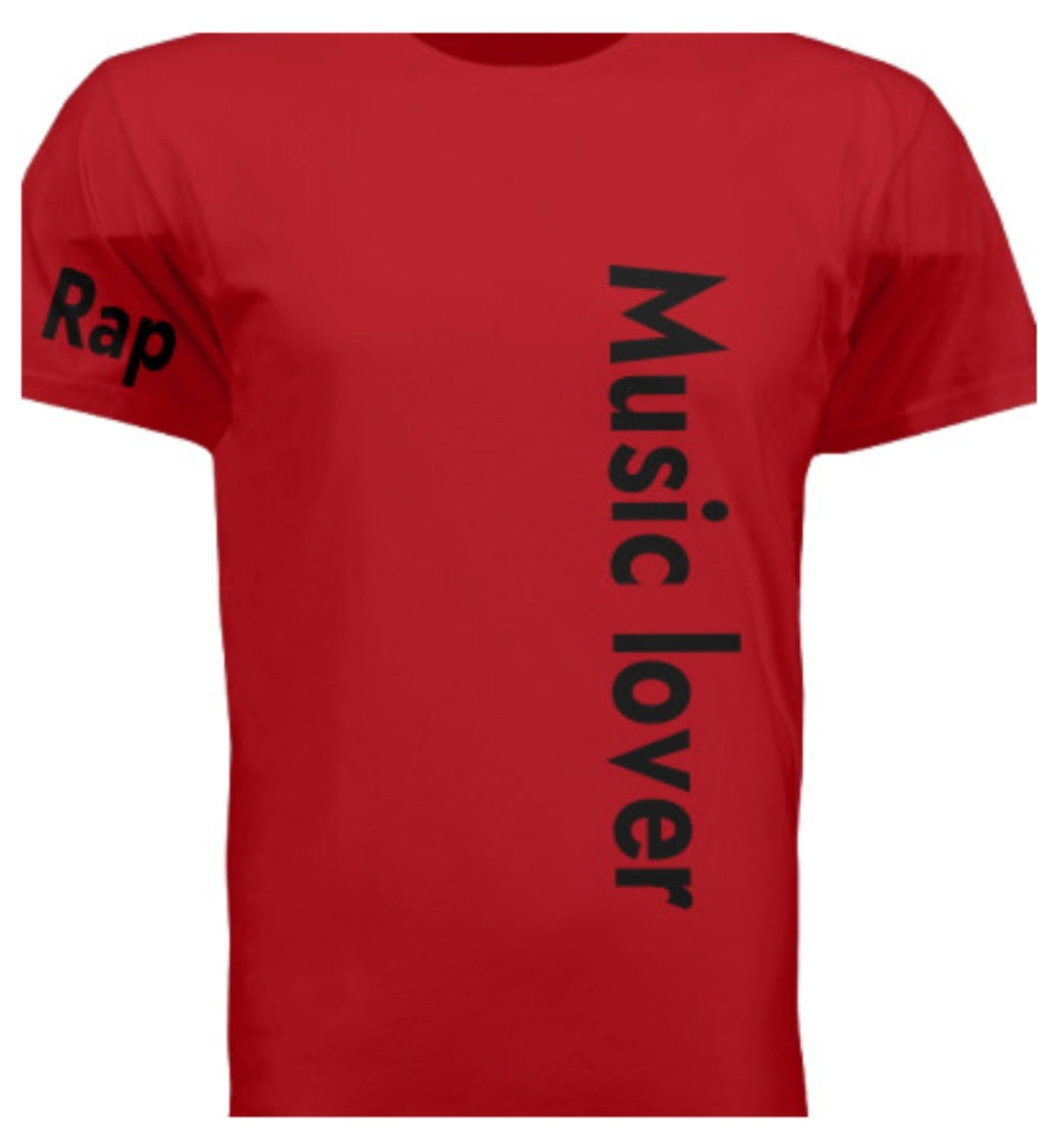 Short Sleeve Music Lover (Rap) Crewneck
