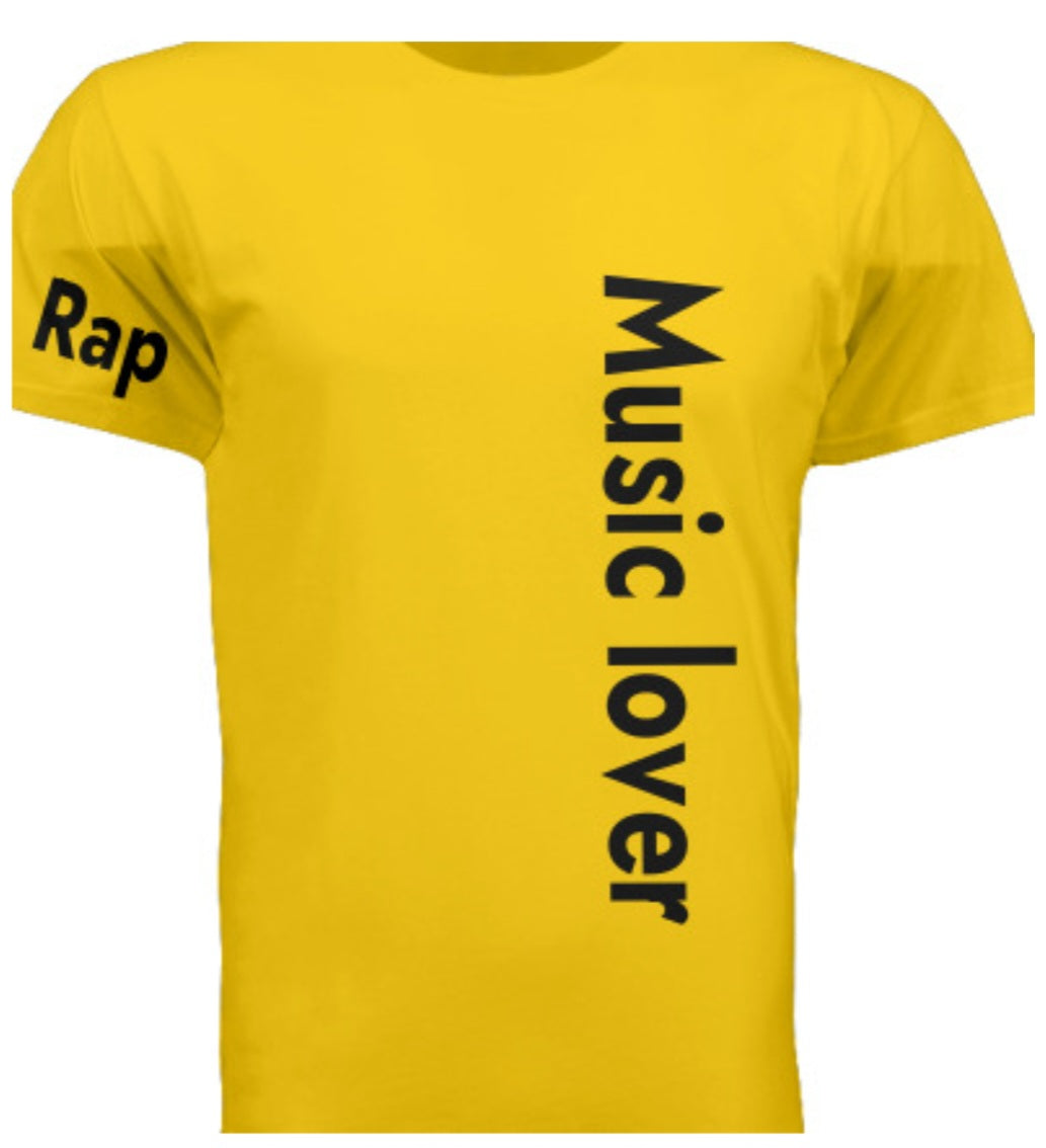 Short Sleeve Music Lover (Rap) Crewneck