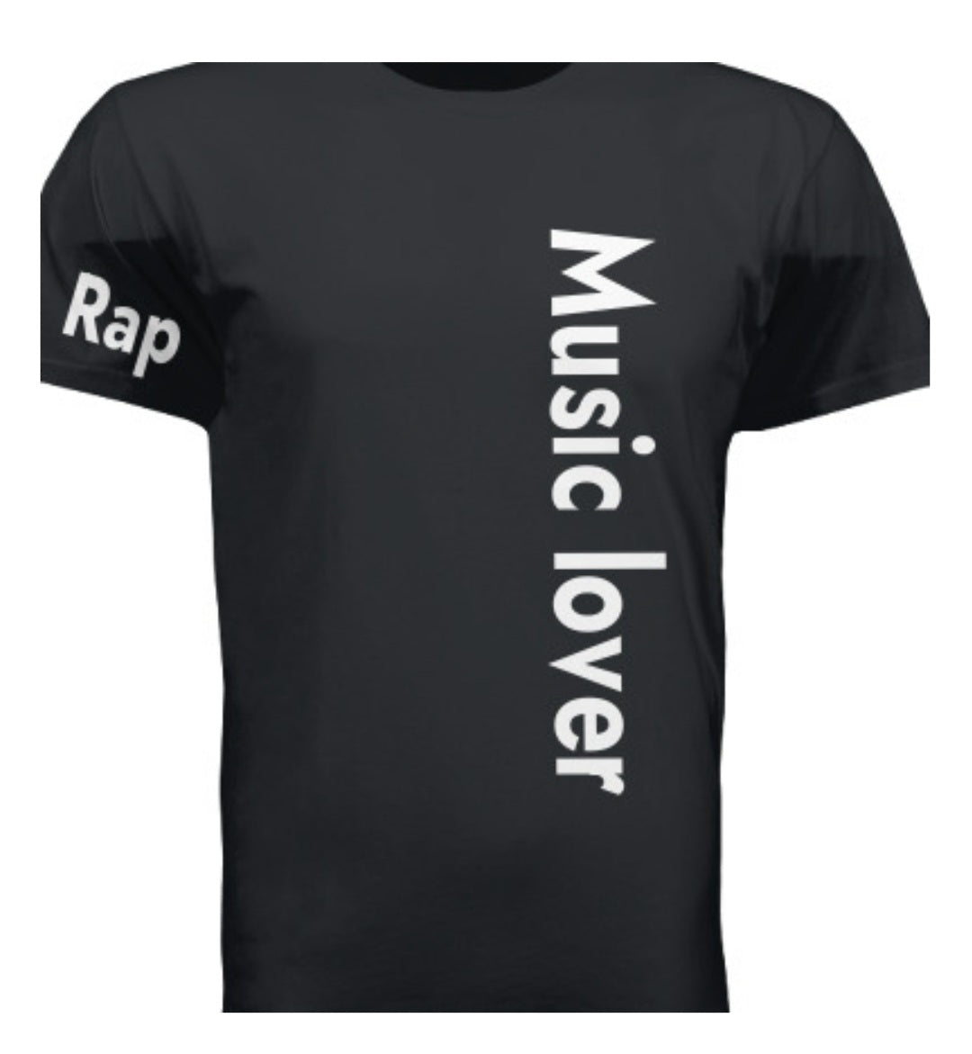Short Sleeve Music Lover (Rap) Crewneck