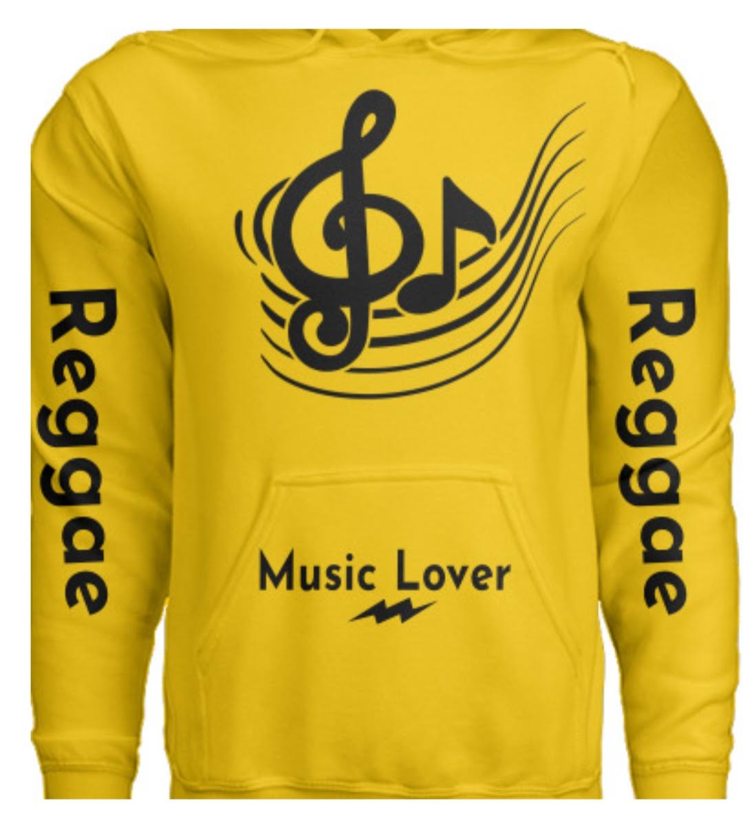 Hoodie Music Note w/Middle Clef (Reggae) Pull Over