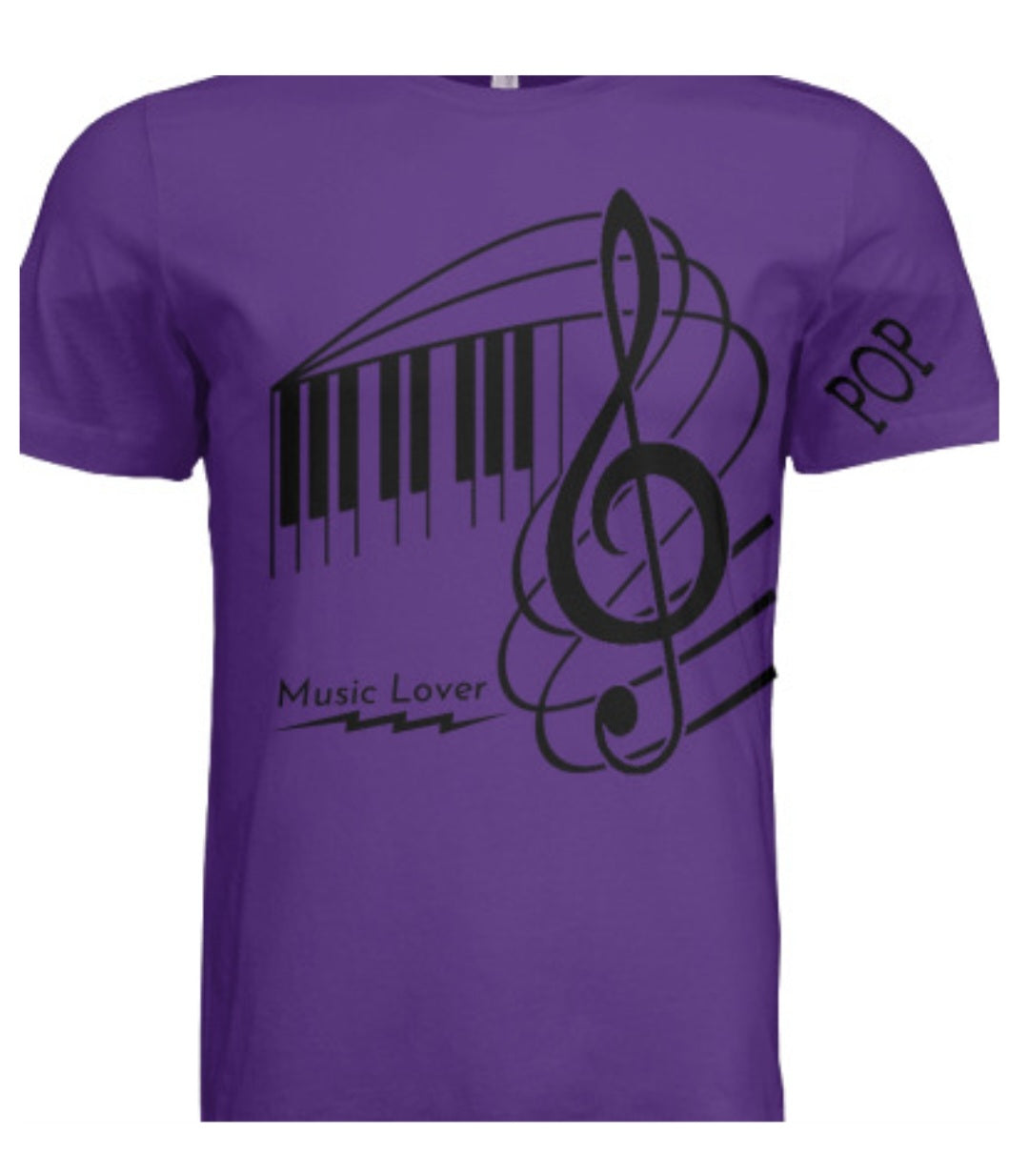 Short Sleeve Keys w/Clef (POP) T-shirt