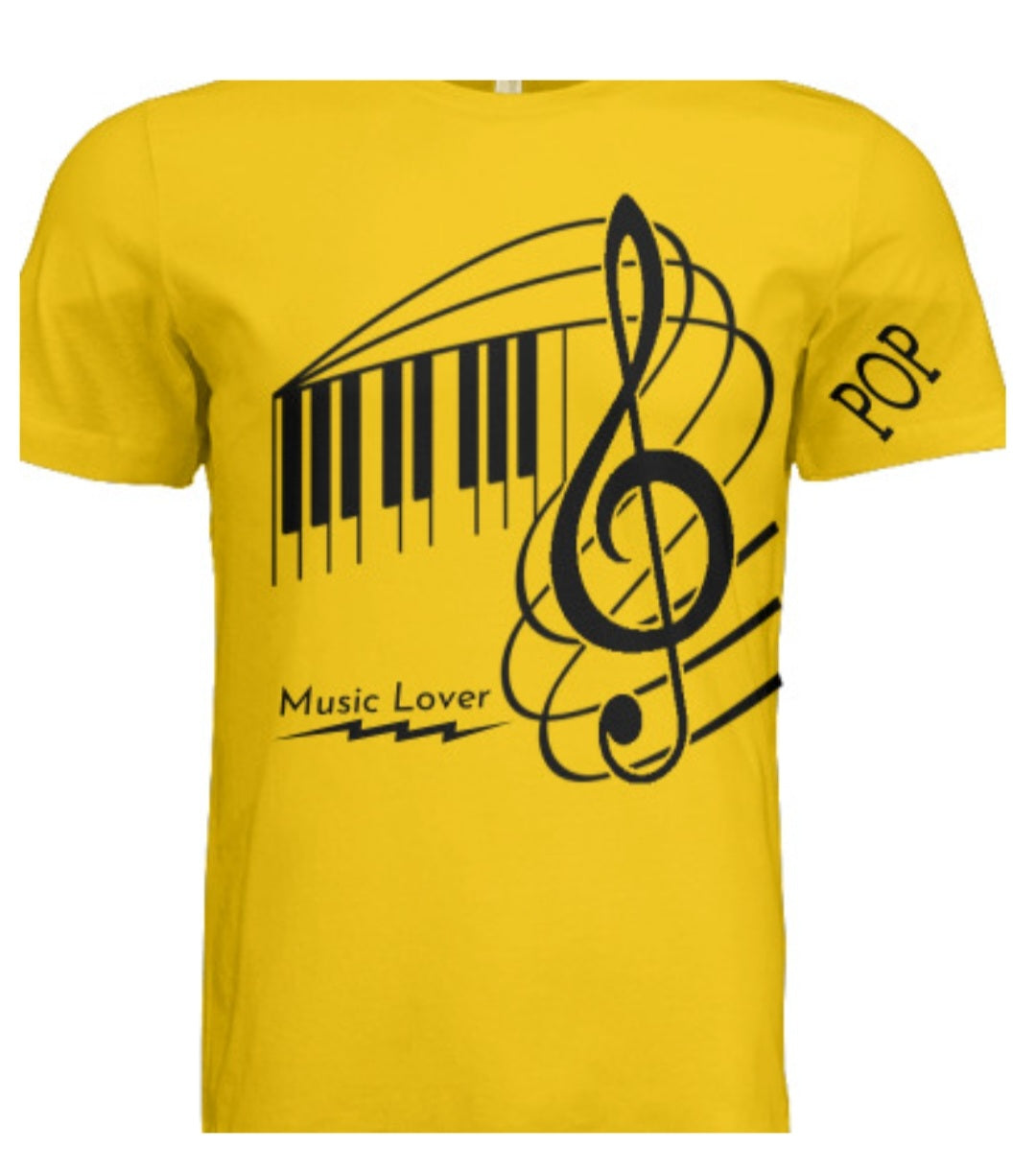 Short Sleeve Keys w/Clef (POP) T-shirt