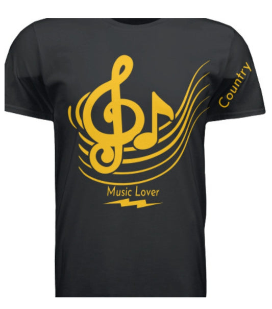 Short Sleeve Gold Line Clef (Country) T-shirt