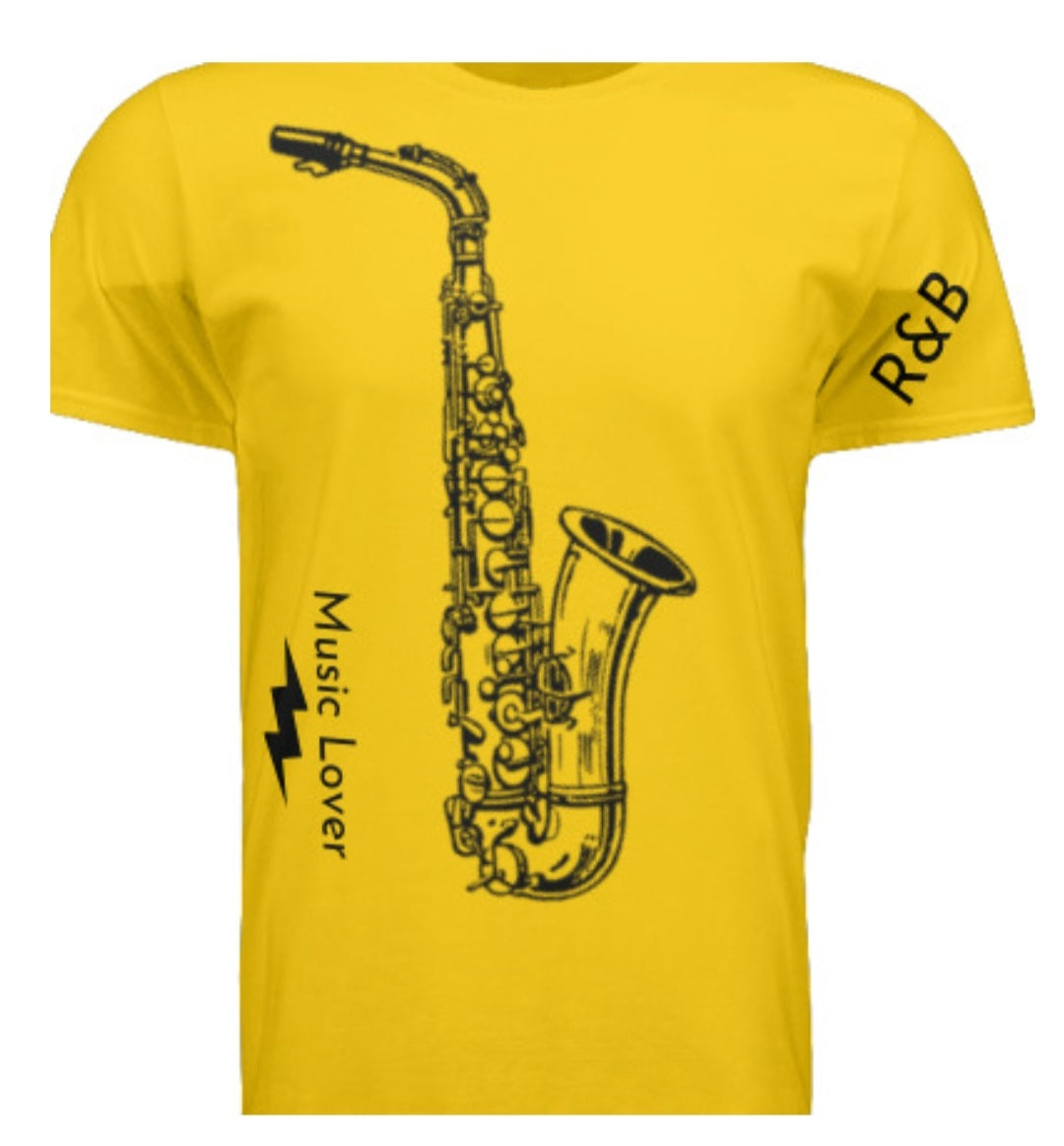 Short Sleeve Saxophone (R&B) T-shirt