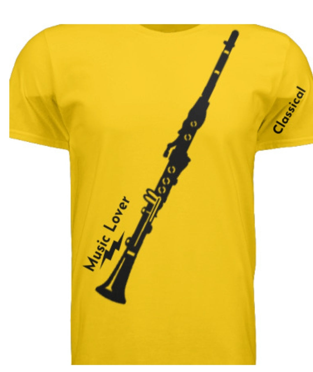 Short Sleeve Clarinet (Classical) Crewneck T-shirt
