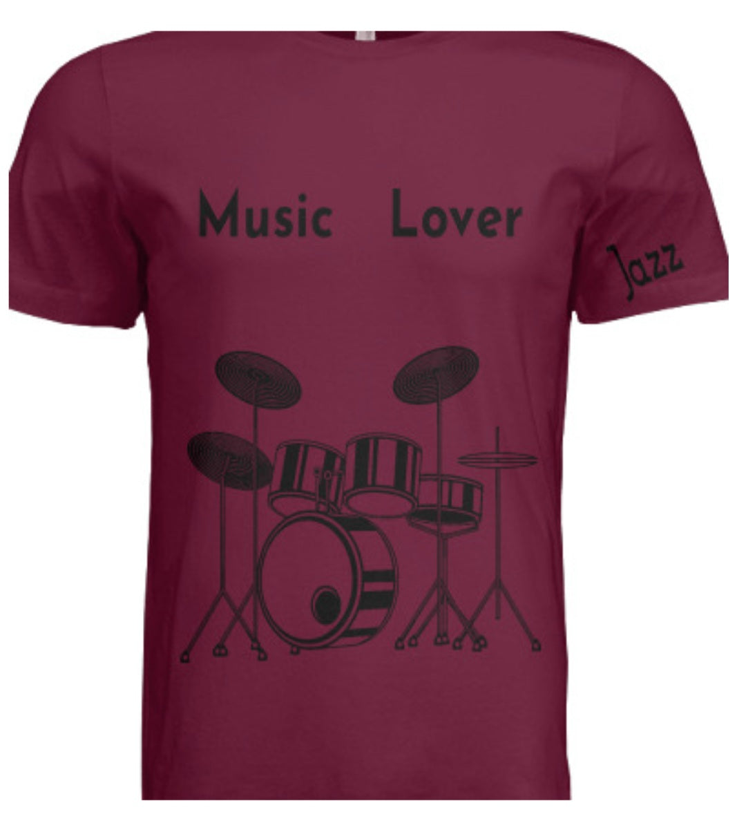 Short Sleeve Drums (Jazz) Crewneck T-shirt
