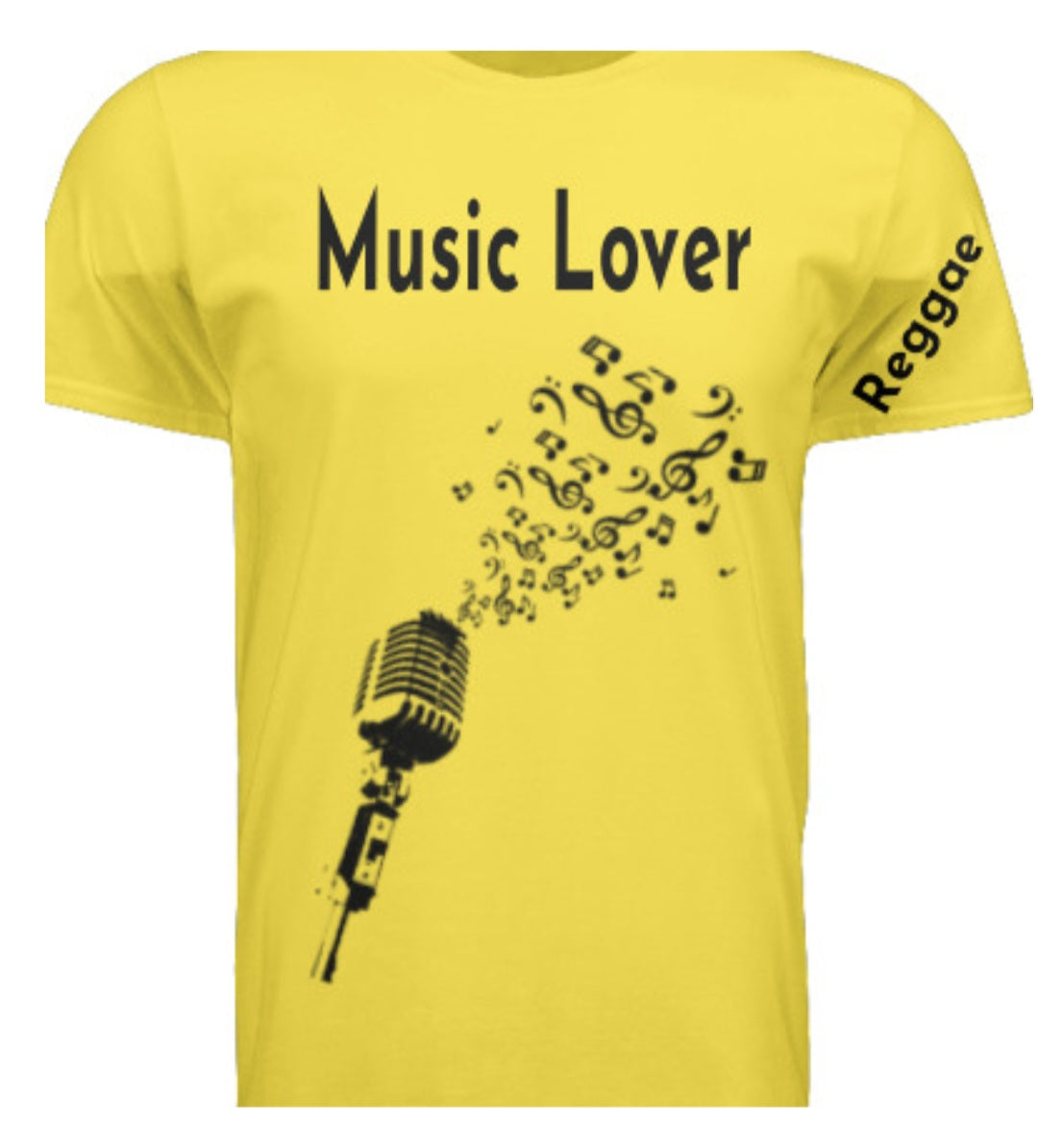 Short Sleeve Microphone (RAP) Crewneck T-shirt