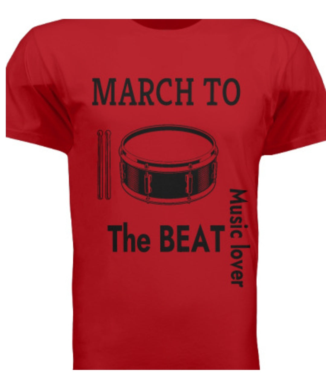Short Sleeve (March To Drums) Crewneck