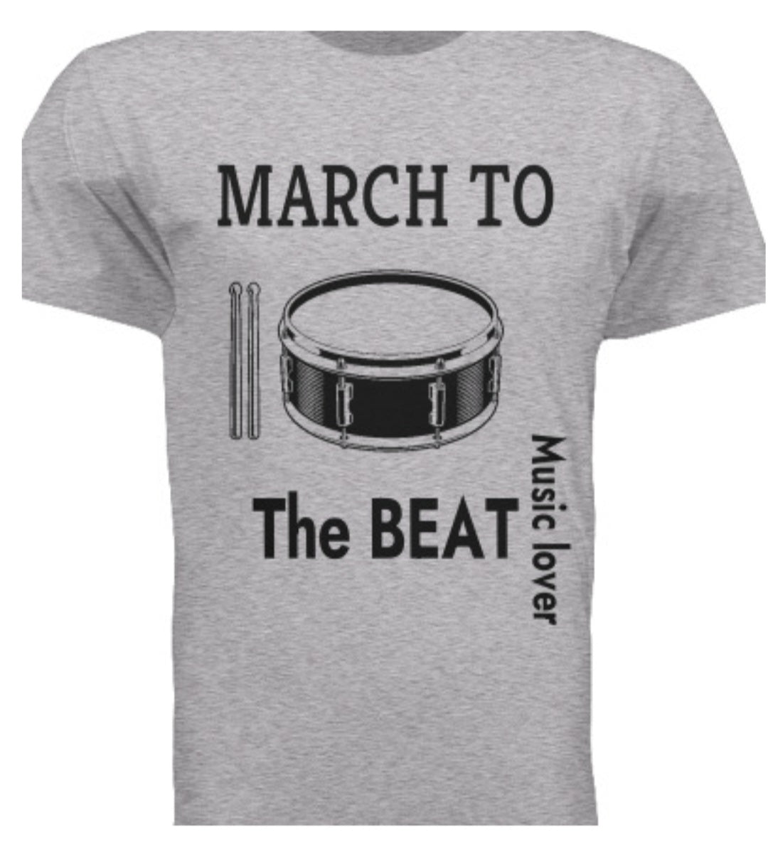 Short Sleeve (March To Drums) Crewneck